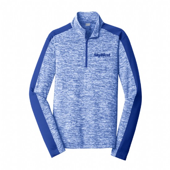 Electric Heather Colorblock 1/4 Zip