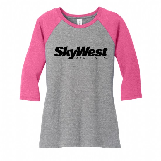 Ladies Perfect Tri 3/4 SLeeve Raglan #2